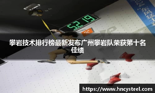 攀岩技术排行榜最新发布广州攀岩队荣获第十名佳绩